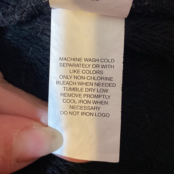 Children’s Place Girls Black Sherpa Zip Up Jacket Size Large 10-12 - Picture 6 of 8